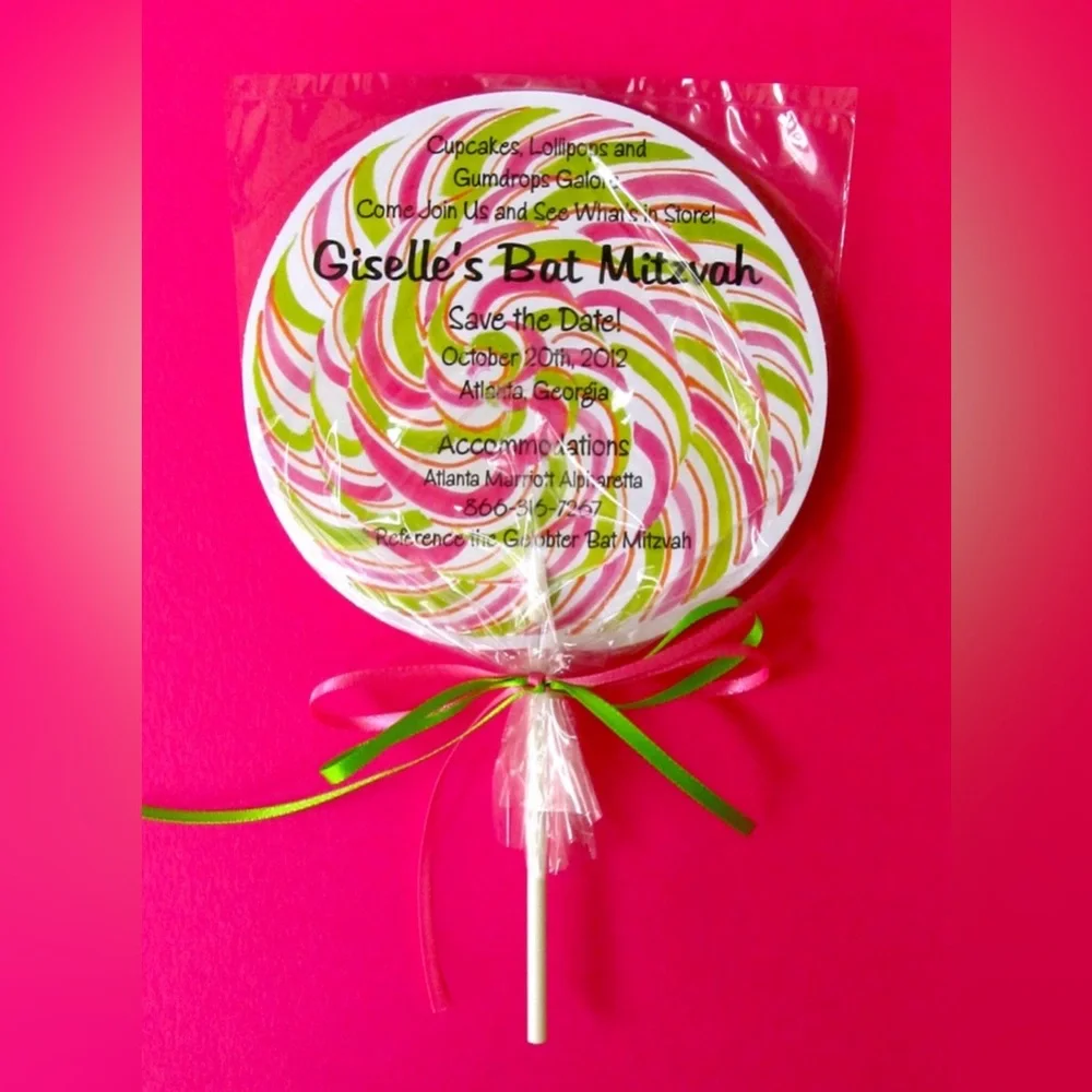 lollipop print craft and celebrate with your own original invitations
